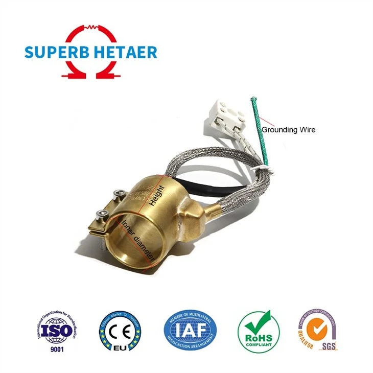 Industrial Electric Cast Brass Band Heater For Injection Moulding Machine4