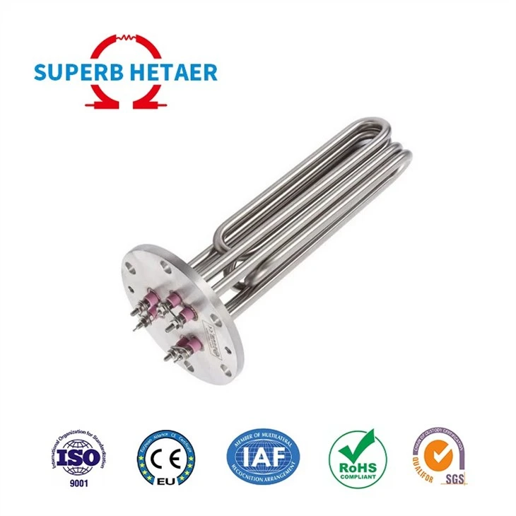 2000W Industrial PTFE Immersion Heater For Acid
