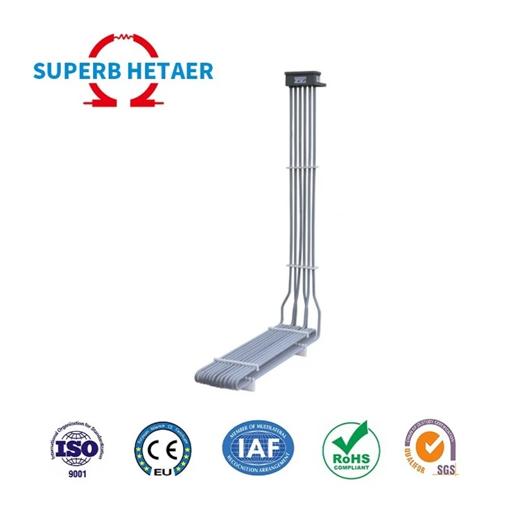 Industrial PTFE Immersion Heater Acid-base Solution PTFE Heater For Electroplating Bath