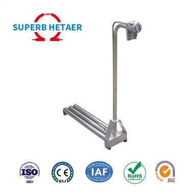 Aquecedor lateral de titânio de imersão resistente à corrosão elétrica