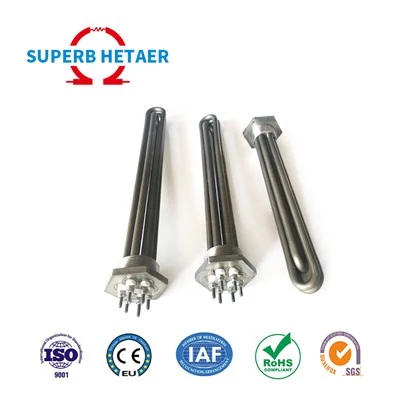 Aquecedor elétrico tubular de imersão em água